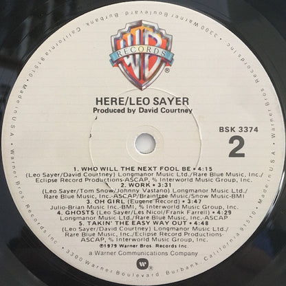Leo Sayer - Here