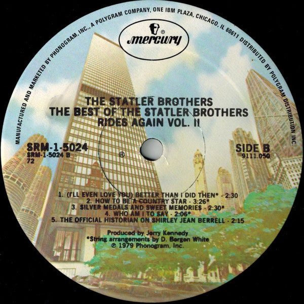 The Statler Brothers - The Best Of The Statler Bros. Rides Again Volume II