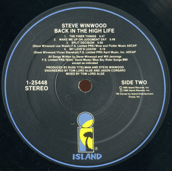 Back In The High Life - secondary