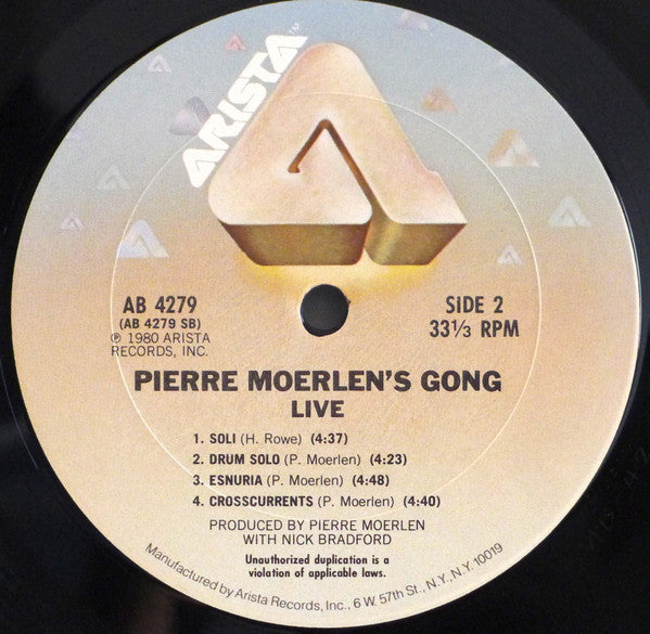 Pierre Moerlen's Gong - Live