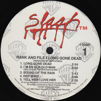 Rank & File - Long Gone Dead