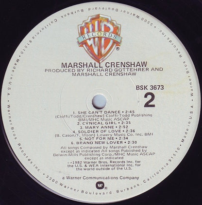 Marshall Crenshaw - secondary