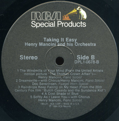 Henry Mancini And His Orchestra - Taking It Easy