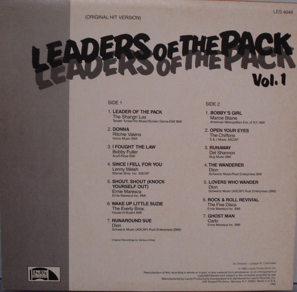 Leaders Of The Pack Vol. 1 - secondary