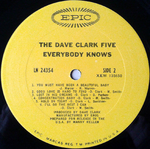 The Dave Clark Five - Everybody Knows