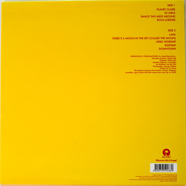 The B-52's - secondary