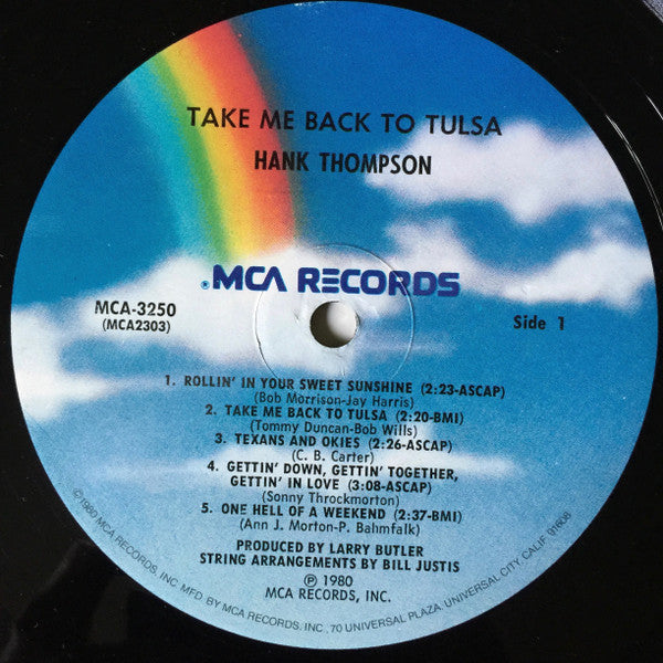 Take Me Back To Tulsa - secondary