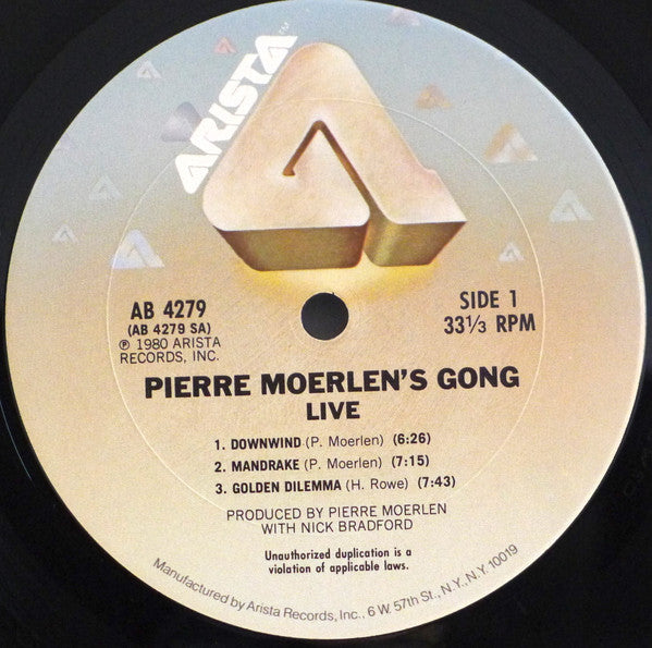 Pierre Moerlen's Gong - Live