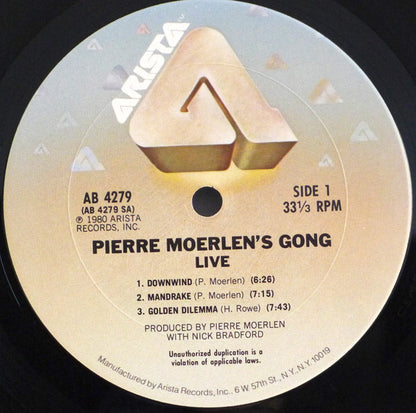Pierre Moerlen's Gong - Live