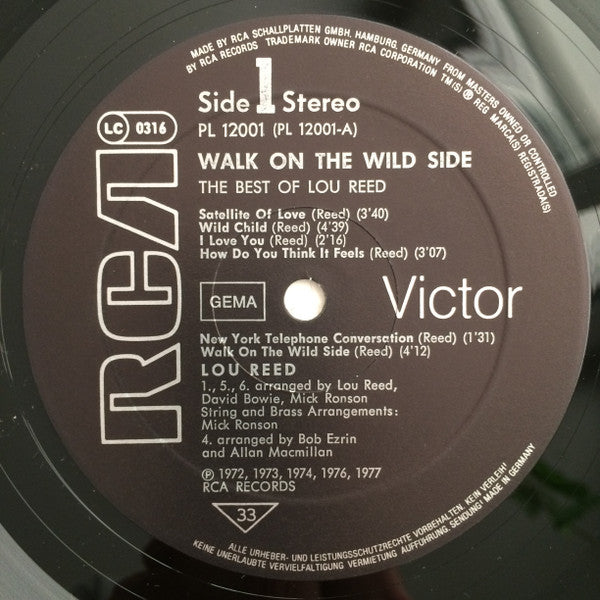 Lou Reed - Walk On The Wild Side - The Best Of Lou Reed