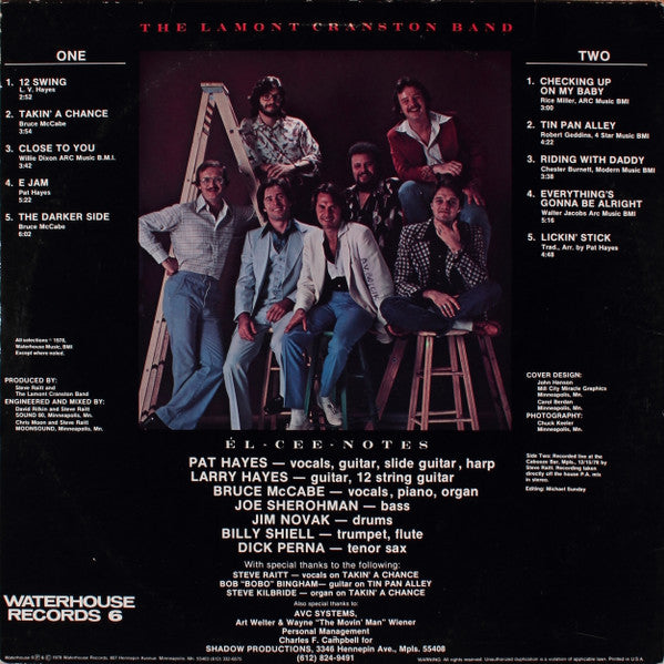 Lamont Cranston Band - El-Cee-Notes