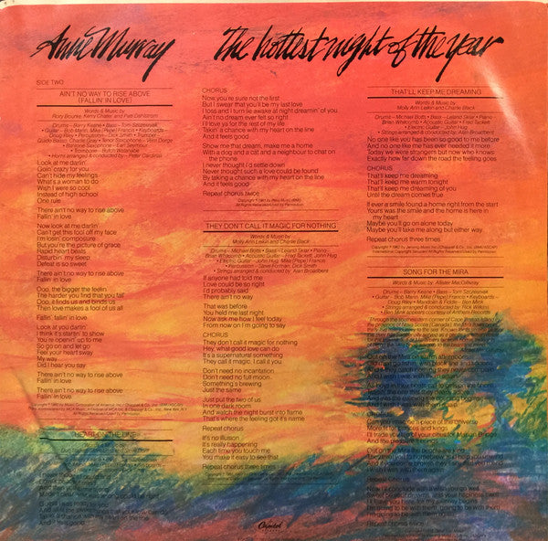 Anne Murray - The Hottest Night Of The Year