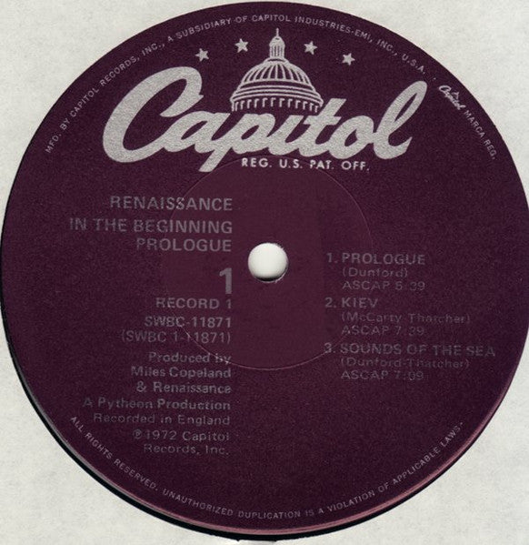 In The Beginning... Prologue / Ashes Are Burning - secondary