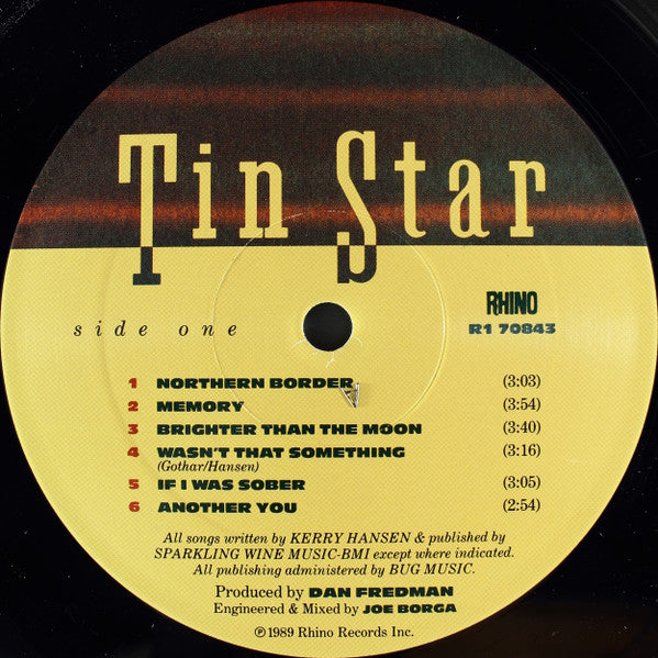 Tin Star - secondary