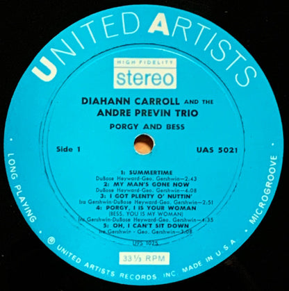 Diahann Carroll, The André Previn Trio - Porgy And Bess