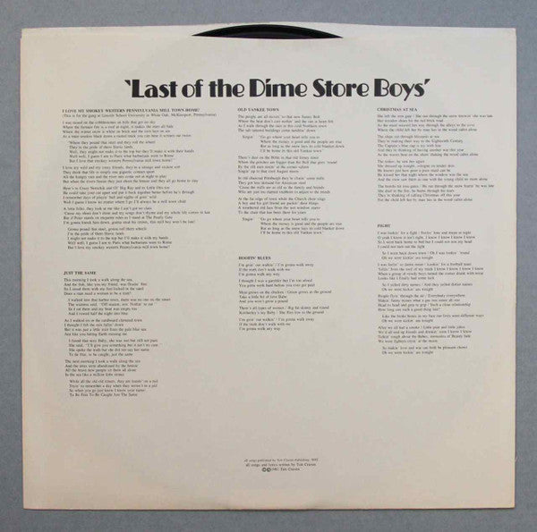 Tim Craven (2) - Last Of The Dime Store Boys