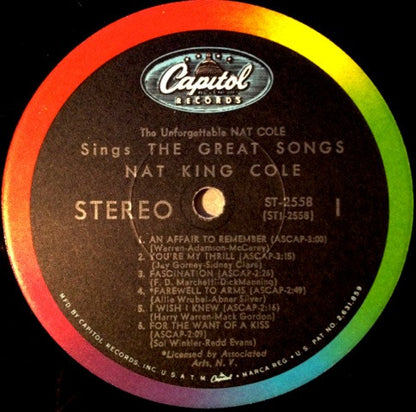 The Unforgettable Nat Cole Sings The Great Songs! - secondary