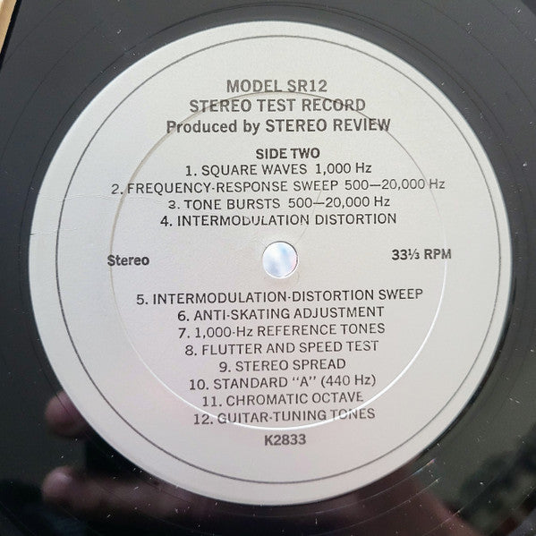 No Artist - Stereo Review's Stereo Test Record (Model SR 12)