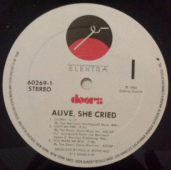 Alive, She Cried - secondary