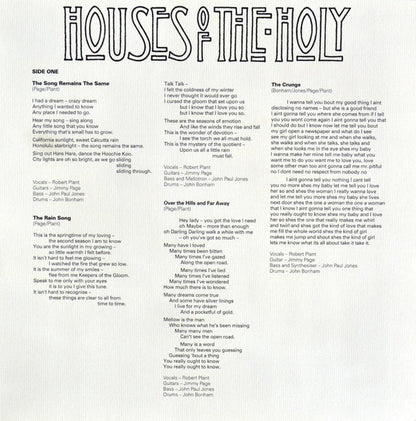 Houses Of The Holy - secondary
