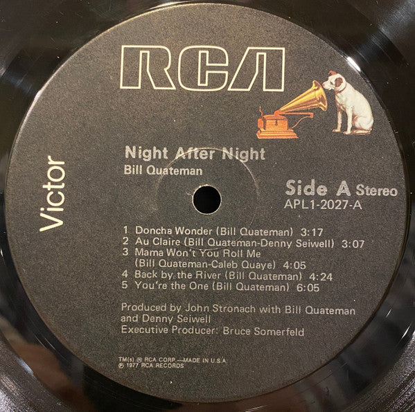 Bill Quateman - Night After Night