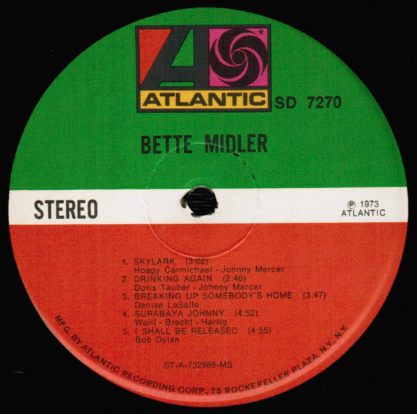 Bette Midler - secondary