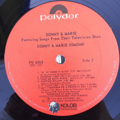 Donny & Marie Osmond - Donny & Marie Featuring Songs From Their Television Show