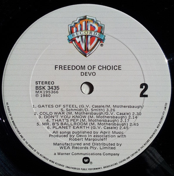 Freedom Of Choice - secondary