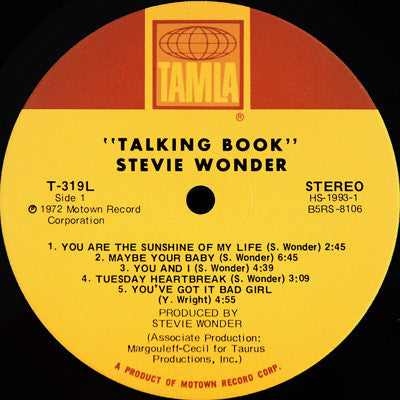 Stevie Wonder - Talking Book