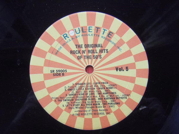 The Original Rock N Roll Hits Of The 50's Vol. 5 - secondary