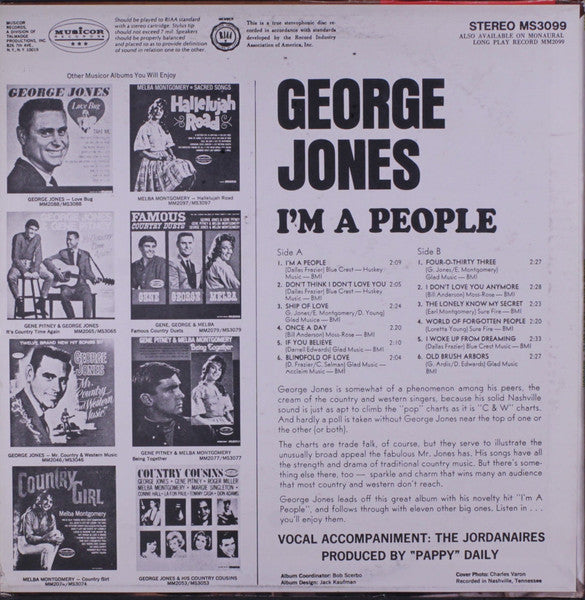 George Jones - I'm A People