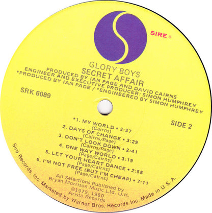 Glory Boys - secondary