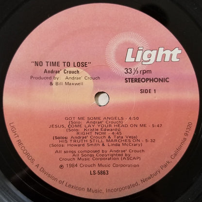 No Time To Lose - secondary