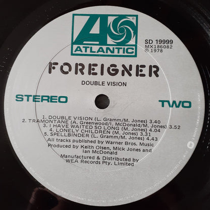 Foreigner - Double Vision