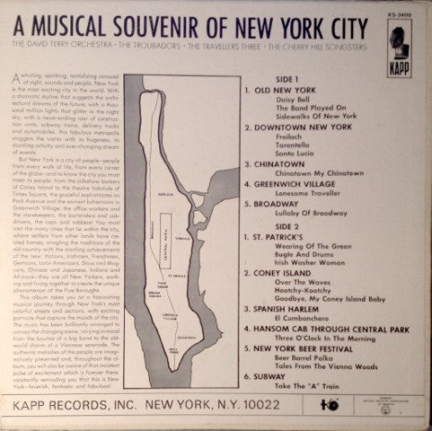 Various - A Musical Souvenir Of New York City