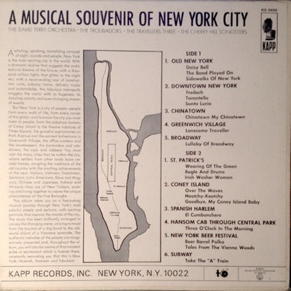 Various - A Musical Souvenir Of New York City