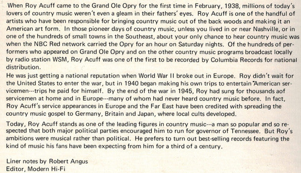 Roy Acuff - Country