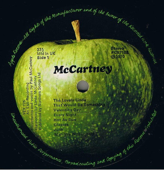 McCartney - secondary