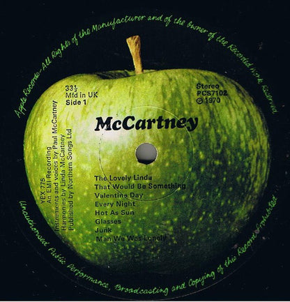 McCartney - secondary
