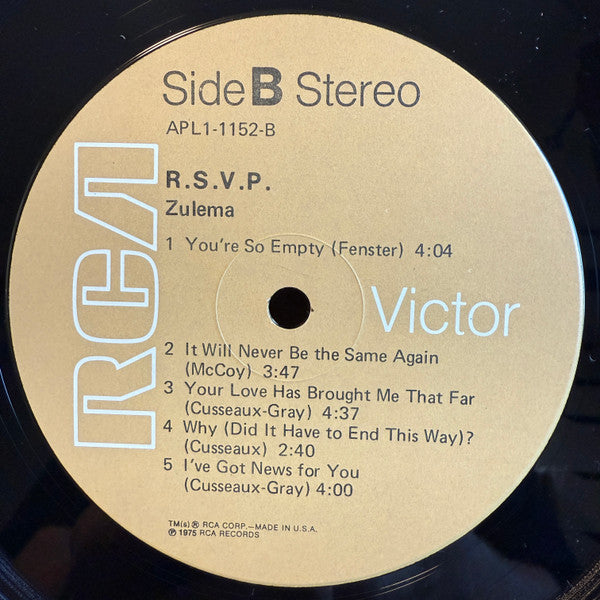 R.S.V.P. - secondary