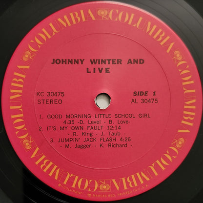 Live Johnny Winter And - secondary