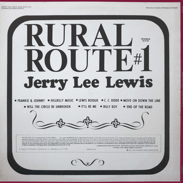 Jerry Lee Lewis - Rural Route #1