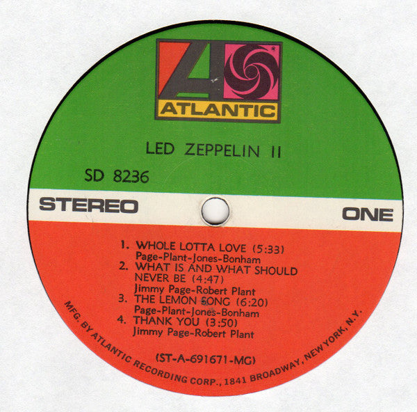 Led Zeppelin II - secondary