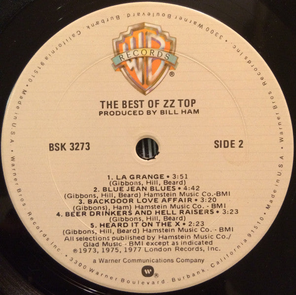 The Best Of ZZ Top - secondary