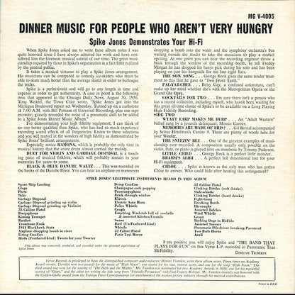 Spike Jones - Dinner Music (For People Who Aren't Very Hungry)