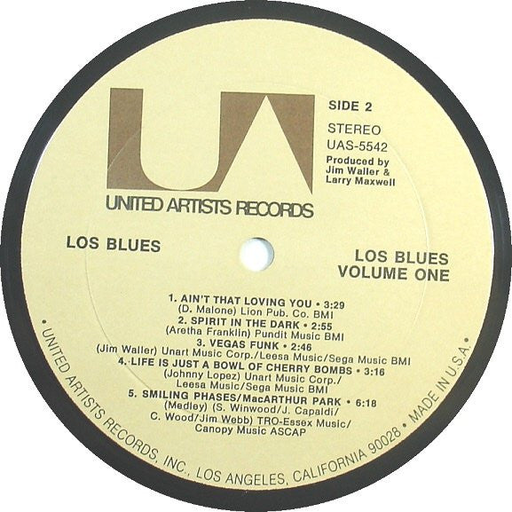 Los Blues Volume One - secondary