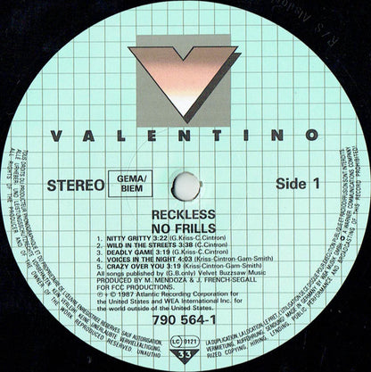 Reckless - No Frills