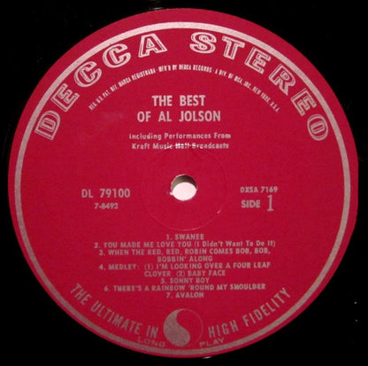 The Best Of Al Jolson - secondary