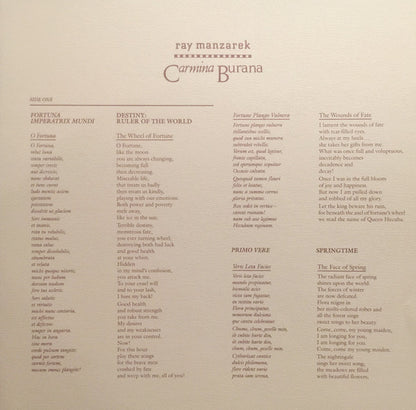 Carmina Burana - secondary