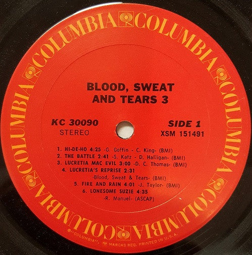 Blood, Sweat & Tears 3 - secondary